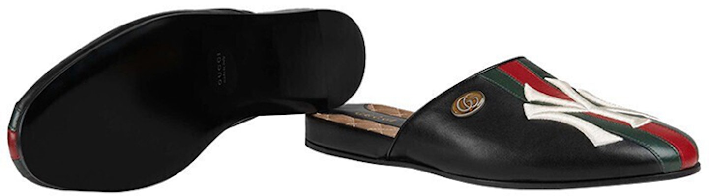 (Women) New York Yankees x Gucci Princetown Slipper 'Black' 536794-0G0L0-6464 Purchase (Women) New York Yankees x Gucci Princetown Slipper 'Black' 536794-0G0L0-6464
