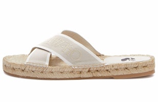 (Women) Off- Criss Cross Espadrillas Beige White 'White' OWIB011S22FAB0016101 (Women) Off- Criss Cross Espadrillas Beige White 'White' OWIB011S22FAB0016101