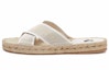 Buy (W) Off-White Sandal Tali Saling Melintang Tenunan 'Beige' OWIB011S22FAB0016101