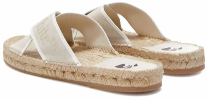 Lookbook (W) Sandalias Tejidas con Correas Cruzadas Off-White 'Beige' OWIB011S22FAB0016101