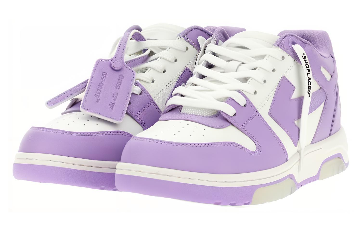 (W) Off- Out Of Office Calf Leather White Lilac 'White' 圖 3