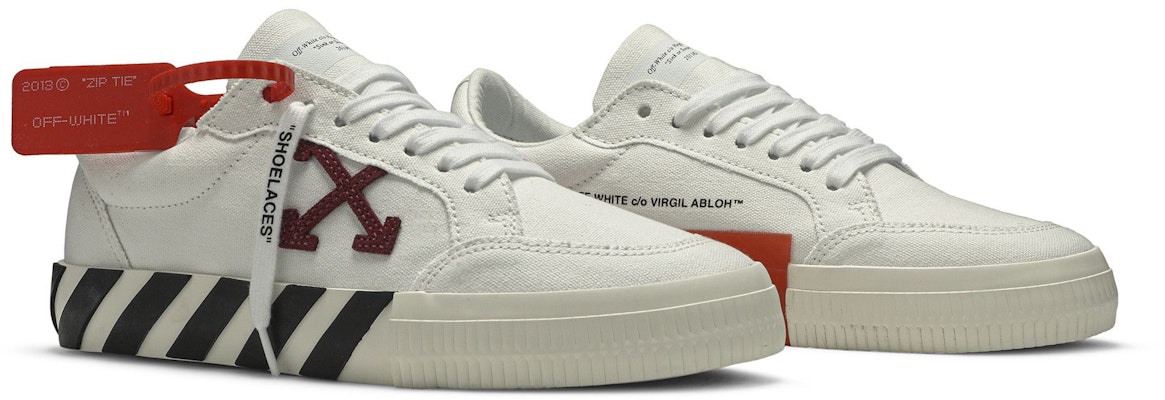 (Women) Off- Vulc Low Canvas White Violet SS20 'White' OWIA178R20D331090129 Cheap (Women) Off- Vulc Low Canvas White Violet SS20 'White' OWIA178R20D331090129