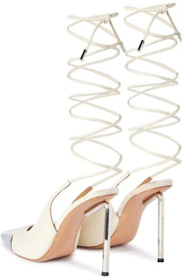(W) Off-White ''Tacchi Alti in Pelle Beige Comfort'' OWII015S24LEA0020372 Shop (W) Off-White ''Tacchi Alti in Pelle Beige Comfort'' OWII015S24LEA0020372
