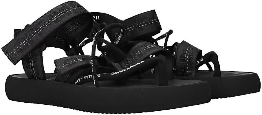 (W) Off-White 'Sandal Kain Hitam Rata' OWIA214S20FAB0011000 Lookbook (W) Off-White 'Sandal Kain Hitam Rata' OWIA214S20FAB0011000