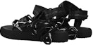 Shop (W) Off-White 'Sandal Kain Hitam Rata' OWIA214S20FAB0011000