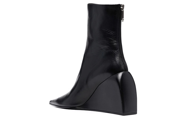 Lookbook (Women) Off-White 'Black Fashion Wedge Ankle Boot' OWIE014F21LEA0011000