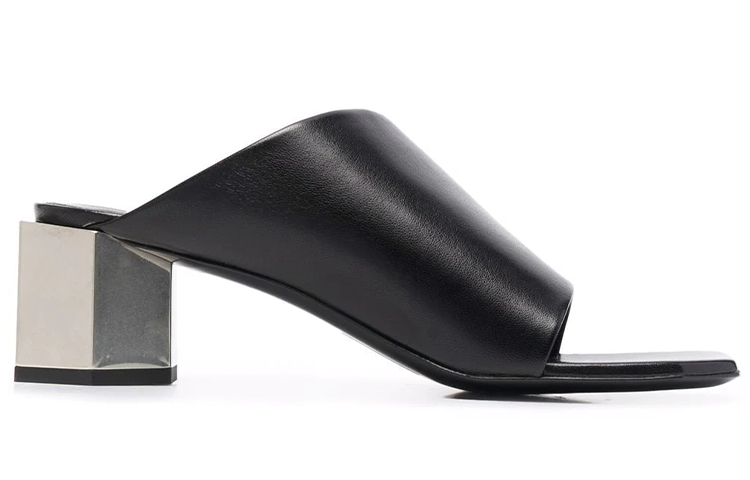 Order (W) Off-White 'Sandal Wedges Modis Hitam' OWIJ013F21LEA0011000