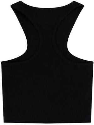 (W) OFF-WHITE Tank Top Negro Slim Fit con Estampado de Letras Corto. OWAD086C99JER0021001 Lookbook (W) OFF-WHITE Tank Top Negro Slim Fit con Estampado de Letras Corto. OWAD086C99JER0021001