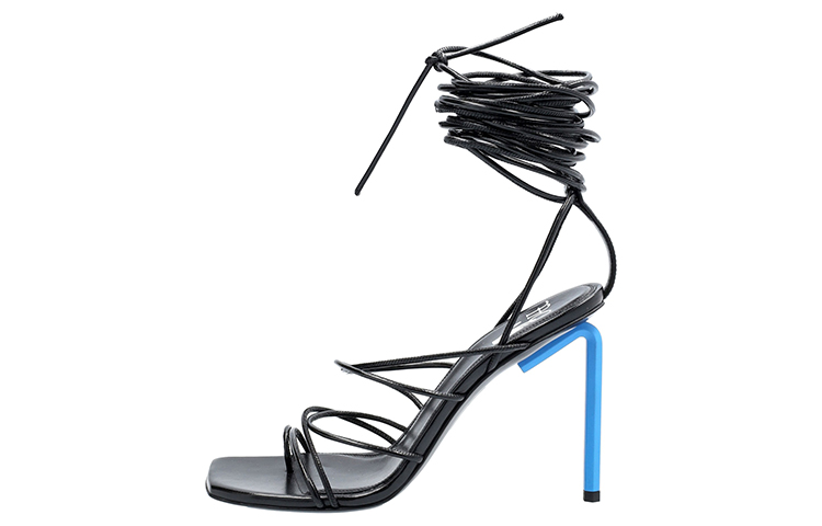 (Women) Off-White 'Black Stiletto Fashion Sandal' OWIH016F21LEA0011000