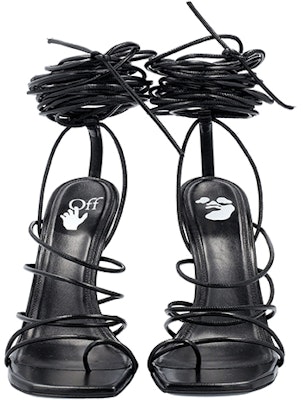 (W) Off-White 'Sandal Fesyen Stiletto Hitam' OWIH016F21LEA0011000 Shop (W) Off-White 'Sandal Fesyen Stiletto Hitam' OWIH016F21LEA0011000