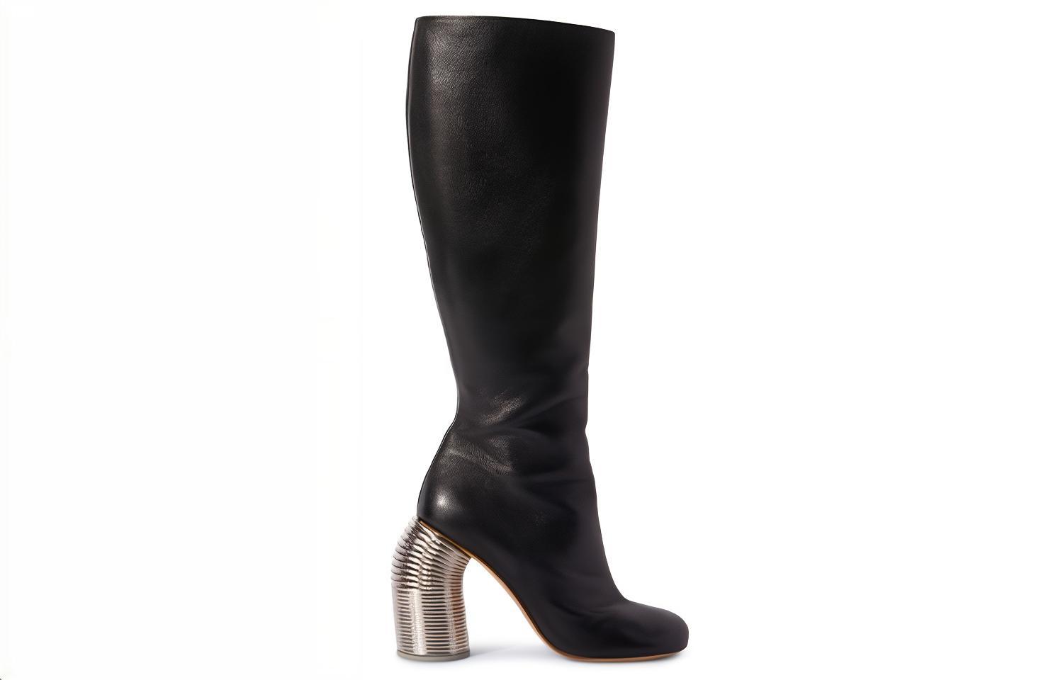 (W) Off-White 'Black Zip-Tie High-Top Boot' 圖 2