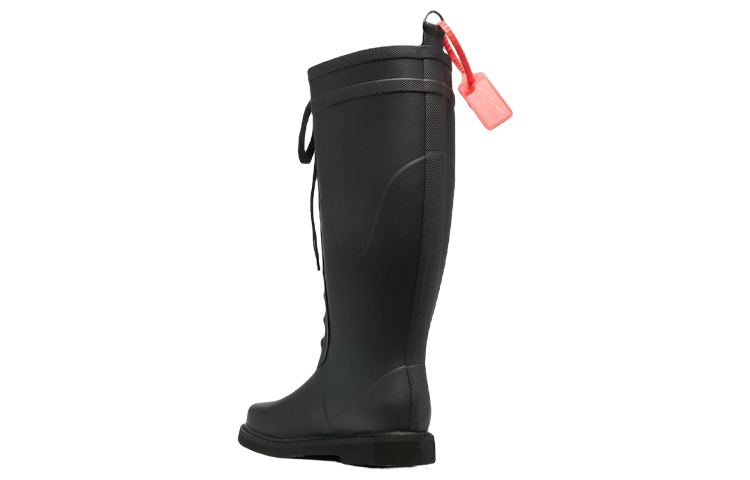 Lookbook (W) Off-White 'Botas de Lluvia Zip Tie Negras'. OWIE006R21PLA0011001