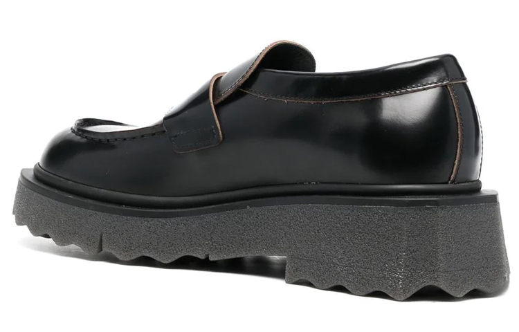 (W) Off-White 'Calf Sponge Leather Loafer Black' 圖 4