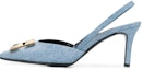 Buy (W) Off-White 'Tacones de Punta Azul Denim' OWIA190F197730507100