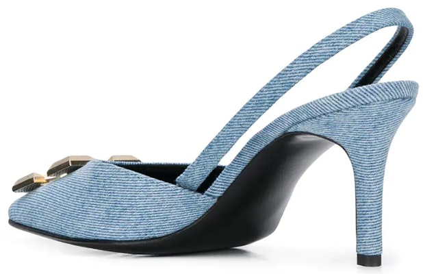 (Women) Off-White 'Denim Blue Pointed-Toe High Heels' OWIA190F197730507100 Lookbook (Women) Off-White 'Denim Blue Pointed-Toe High Heels' OWIA190F197730507100