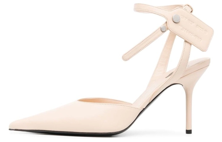 (W) Off-White 'Elegant Pointed Stiletto Beige'