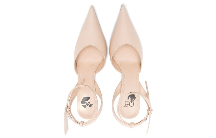 (W) Off-White 'Elegant Pointed Stiletto Beige' 圖 4