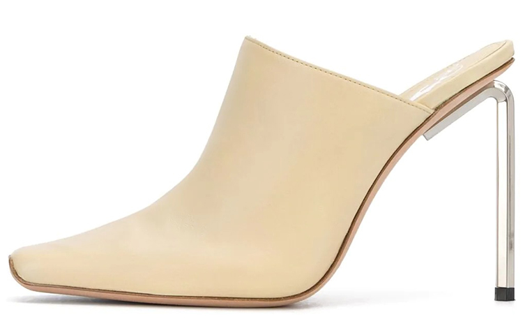 Buy (W) Off-White ''Elegante Stilettos in Beige'' OWIJ002F20LEA0036100