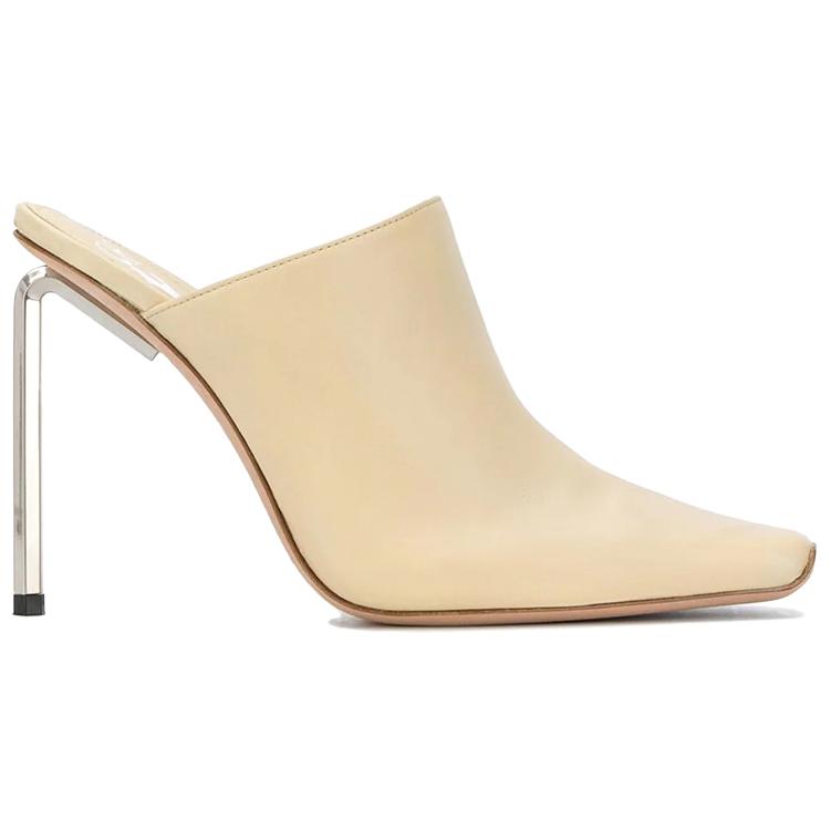Order (W) Off-White ''Elegante Stilettos in Beige'' OWIJ002F20LEA0036100
