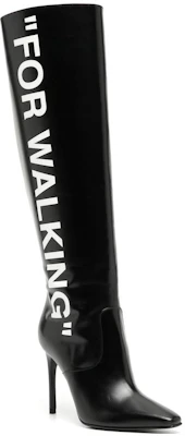 (W) 오프화이트 워킹 스틸레토 하이 부츠 (블랙) OWIA117E18B400881088 Order (W) 오프화이트 워킹 스틸레토 하이 부츠 (블랙) OWIA117E18B400881088