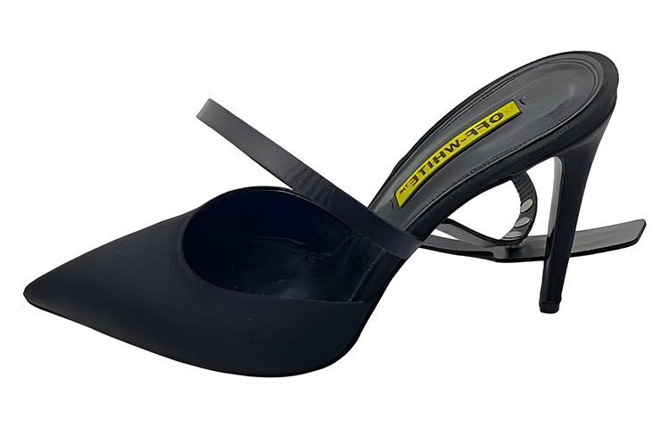 (Women) Off-White 'Leather Pointed Buckle Stiletto' OWIA164S19D900161000