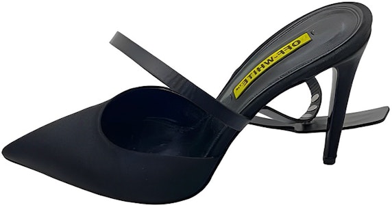 (W) Off-White 'Kasur Kulit Bertumit Tinggi Berbucu Runcing' OWIA164S19D900161000 Buy (W) Off-White 'Kasur Kulit Bertumit Tinggi Berbucu Runcing' OWIA164S19D900161000