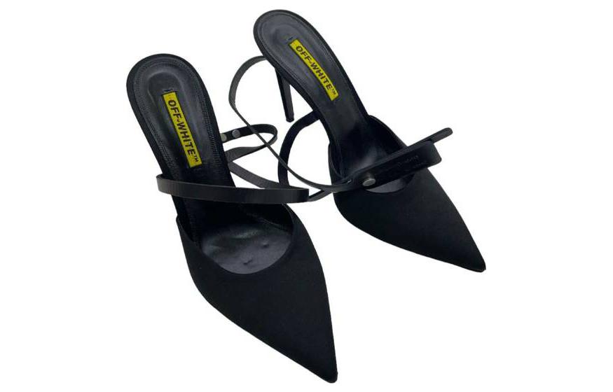 Order (W) Off-White 'Stiletto Kulit Gesper Runcing' OWIA164S19D900161000