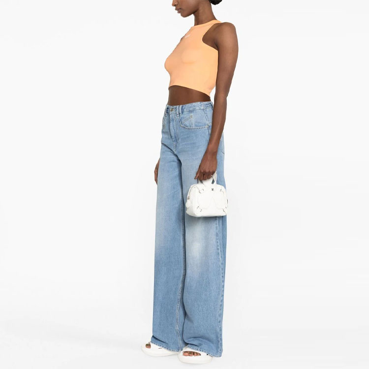 Purchase (W) OFF-WHITE Camiseta Sin Mangas Estampado Logo Naranja Claro OWAD212S23JER0012100