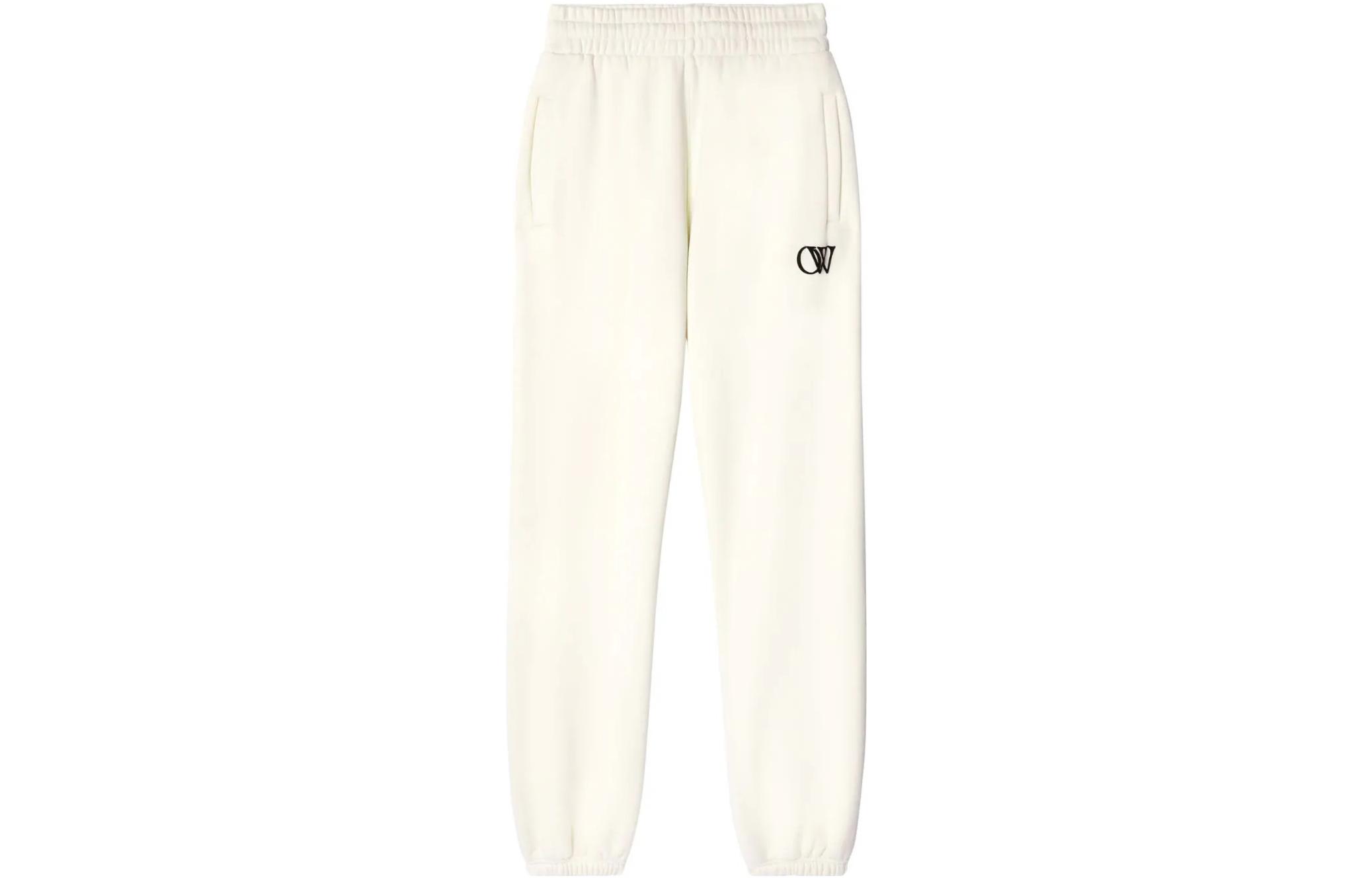 Order (Women) OFF-WHITE  Loose Knit Logo Print Sweatpants OWCH006F23JER0016110
