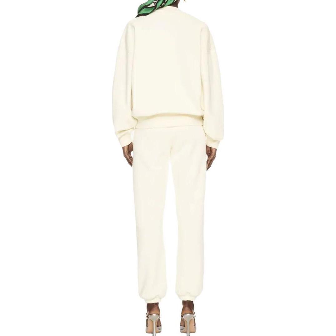 Shop (Women) OFF-WHITE  Loose Knit Logo Print Sweatpants OWCH006F23JER0016110