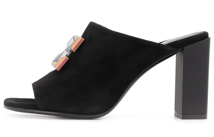 (W) Off-White 'Metallic Arrow Sandal Black'