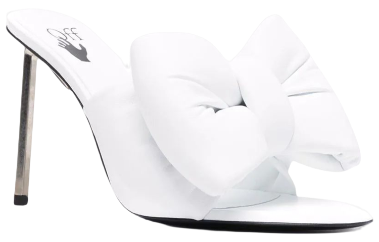 (W) Off-White 'Metallic Heel Mule White' 圖 3