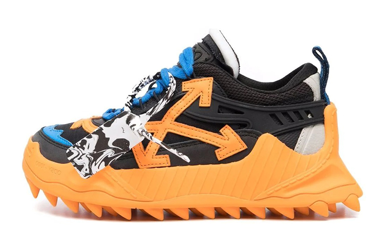 (W) Off-White 'Orange Casual Thick Sole'