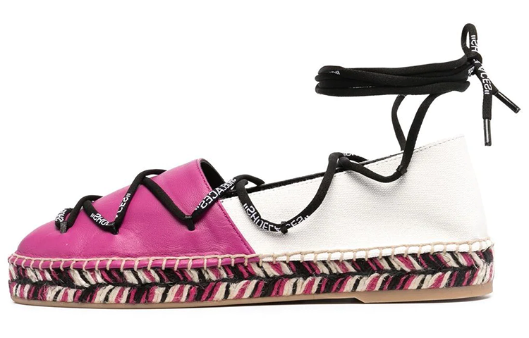 (W) Off-White 'Pink Espadrilles'