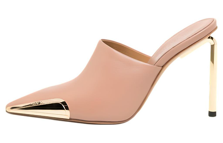 (Women) Off-White 'Pink Stiletto Mules' OWIJ036F23LEA0023176
