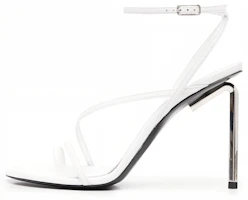 (Women) Off-White 'White Simplistic Fashion Stiletto Sandals' OWIH022S22LEA0010100 (Women) Off-White 'White Simplistic Fashion Stiletto Sandals' OWIH022S22LEA0010100