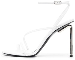 (Women) Off-White 'White Simplistic Fashion Stiletto Sandals' OWIH022S22LEA0010100 (Women) Off-White 'White Simplistic Fashion Stiletto Sandals' OWIH022S22LEA0010100