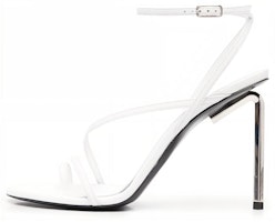 (Women) Off-White 'White Simplistic Fashion Stiletto Sandals' OWIH022S22LEA0010100 (Women) Off-White 'White Simplistic Fashion Stiletto Sandals' OWIH022S22LEA0010100