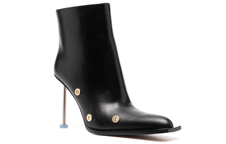 (W) Off-White Ankle Boot 'Black Studs' 圖 2