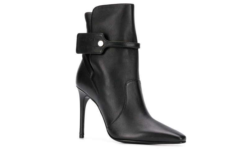 (W) Off-White Ankle Boots 'Black' 圖 2