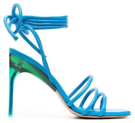 (W) 오프화이트 아이스블루 앵클 스트랩 하이힐 OWIH047S23LEA0014555 Order (W) 오프화이트 아이스블루 앵클 스트랩 하이힐 OWIH047S23LEA0014555