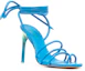 Lookbook (W) Sandal Tumit Tinggi Off-White 'Fashion Ice Blue Strap Buku Lali' OWIH047S23LEA0014555