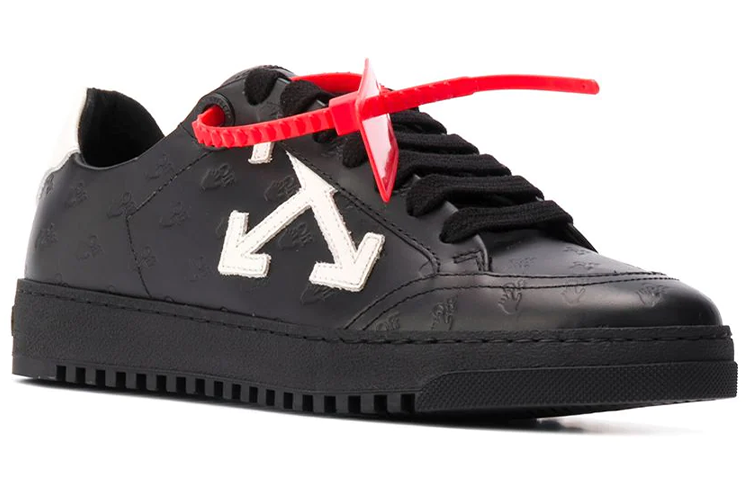 (W) Off-White Arrow 2.0 'Debossed Allover Logo - Black' 圖 2