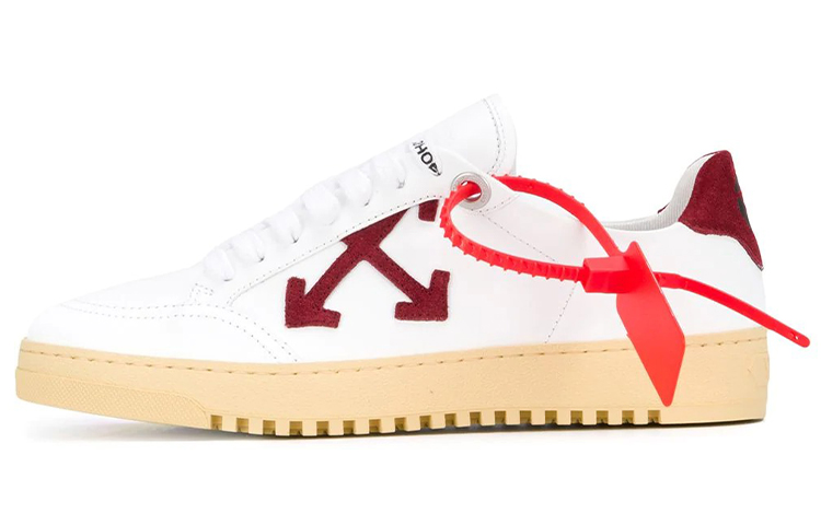 (W) Off-White Arrow 2.0 'White Burgundy'