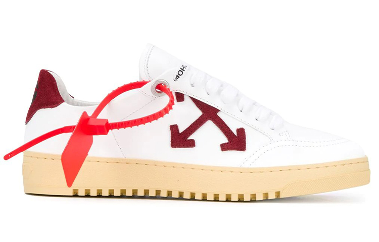 (W) Off-White Arrow 2.0 'White Burgundy' 圖 2
