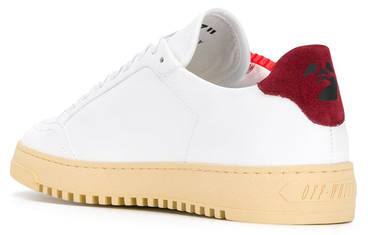 (W) Off-White Arrow 2.0 'White Burgundy' 圖 4