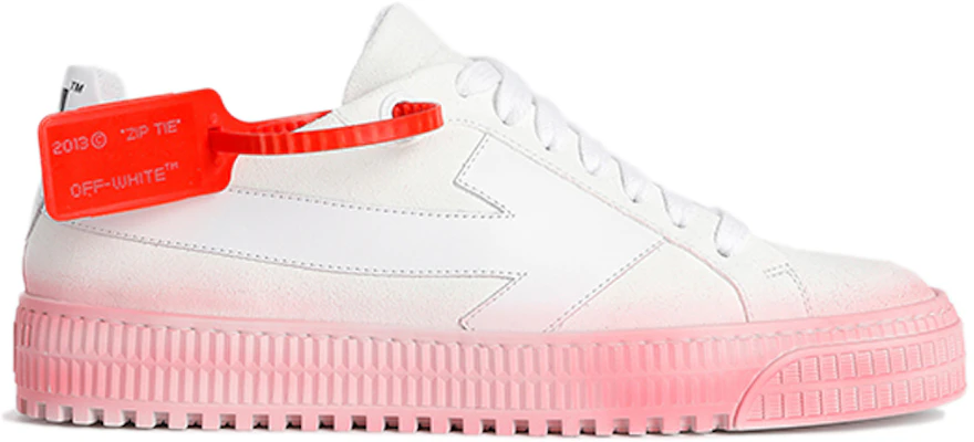 (W) Off-White Arrow Low ''Blanc Dégradé Fuchsia'' OWIA145R207841120128 Order (W) Off-White Arrow Low ''Blanc Dégradé Fuchsia'' OWIA145R207841120128
