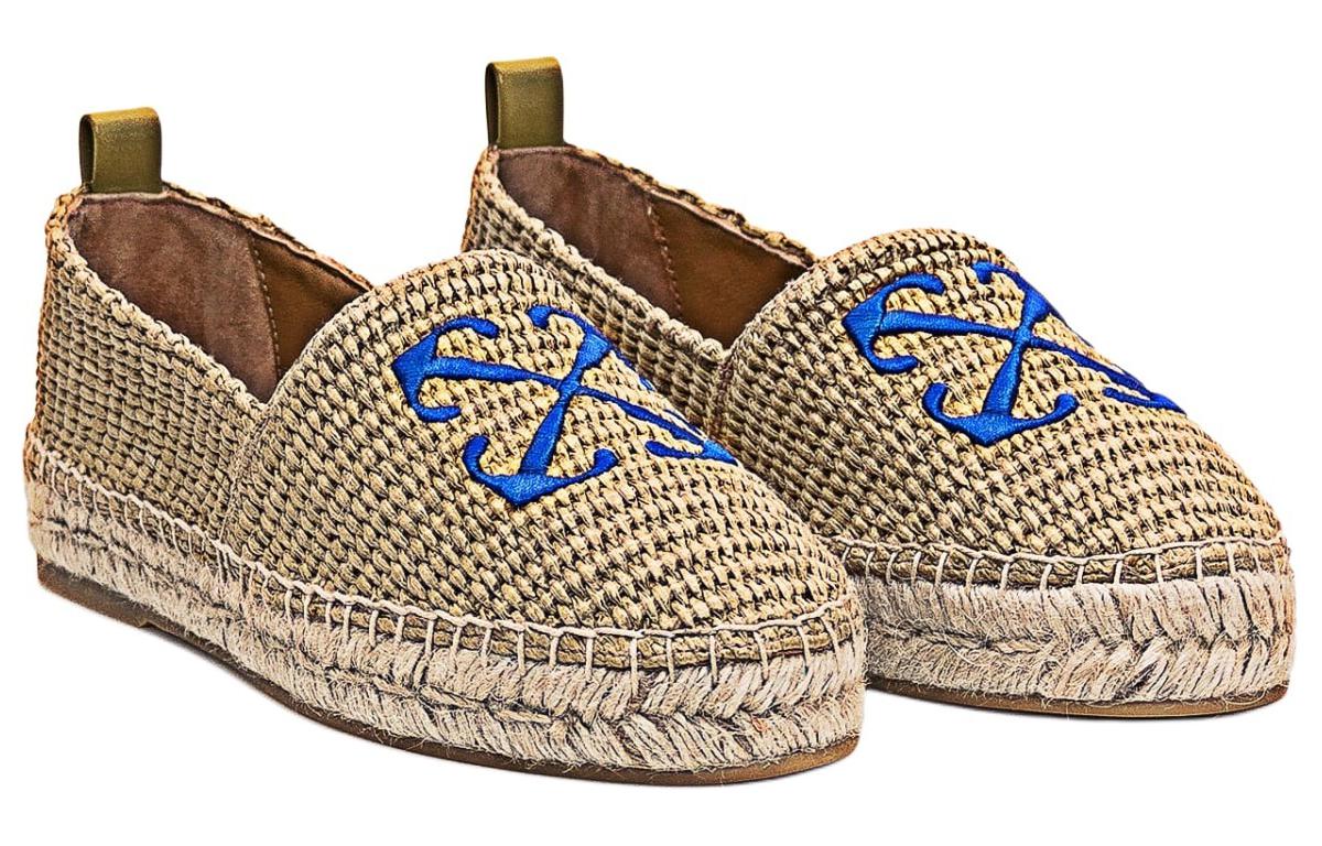 Lookbook (W) 오프화이트 베이지 낚시꾼 슬립온 OWIB018S24MAT0015946