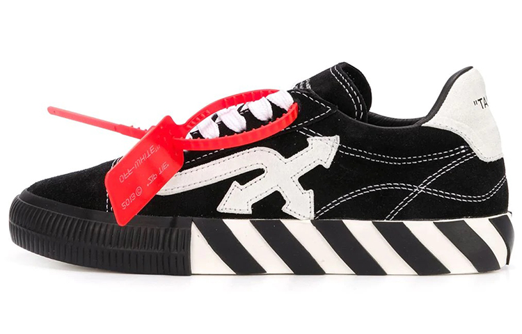 (Women) Off-White Arrow Vulcanized Low 'Black White' OWIA216S20LEA001-1001