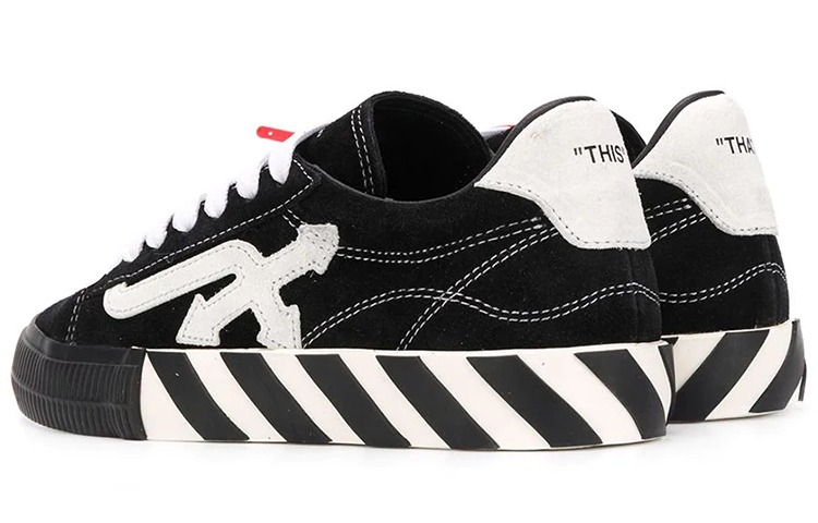 (W) Off-White Arrow Vulcanized Low 'Black White' 圖 3